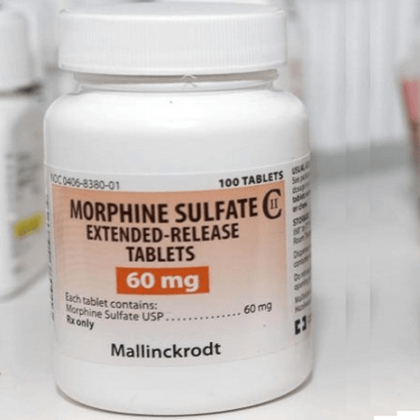 Morfinsulfat 60 mg i Sverige