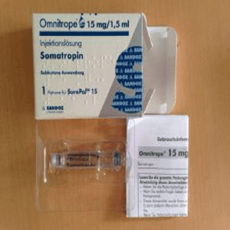 Omnitrope Somatropin 15 mg 45iu